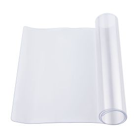 VEVOR PVC Table Protector 16x32 Inch Clear Plastic Desk Protector 1.5mm Thick