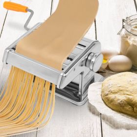 American Standard Stainless Steel Manual Noodle Making Machine (Color: Silver)